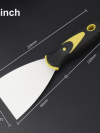Convenient 4 Piece Stainless Steel Putty Knives Tools for Multiple Tasks - Image 9